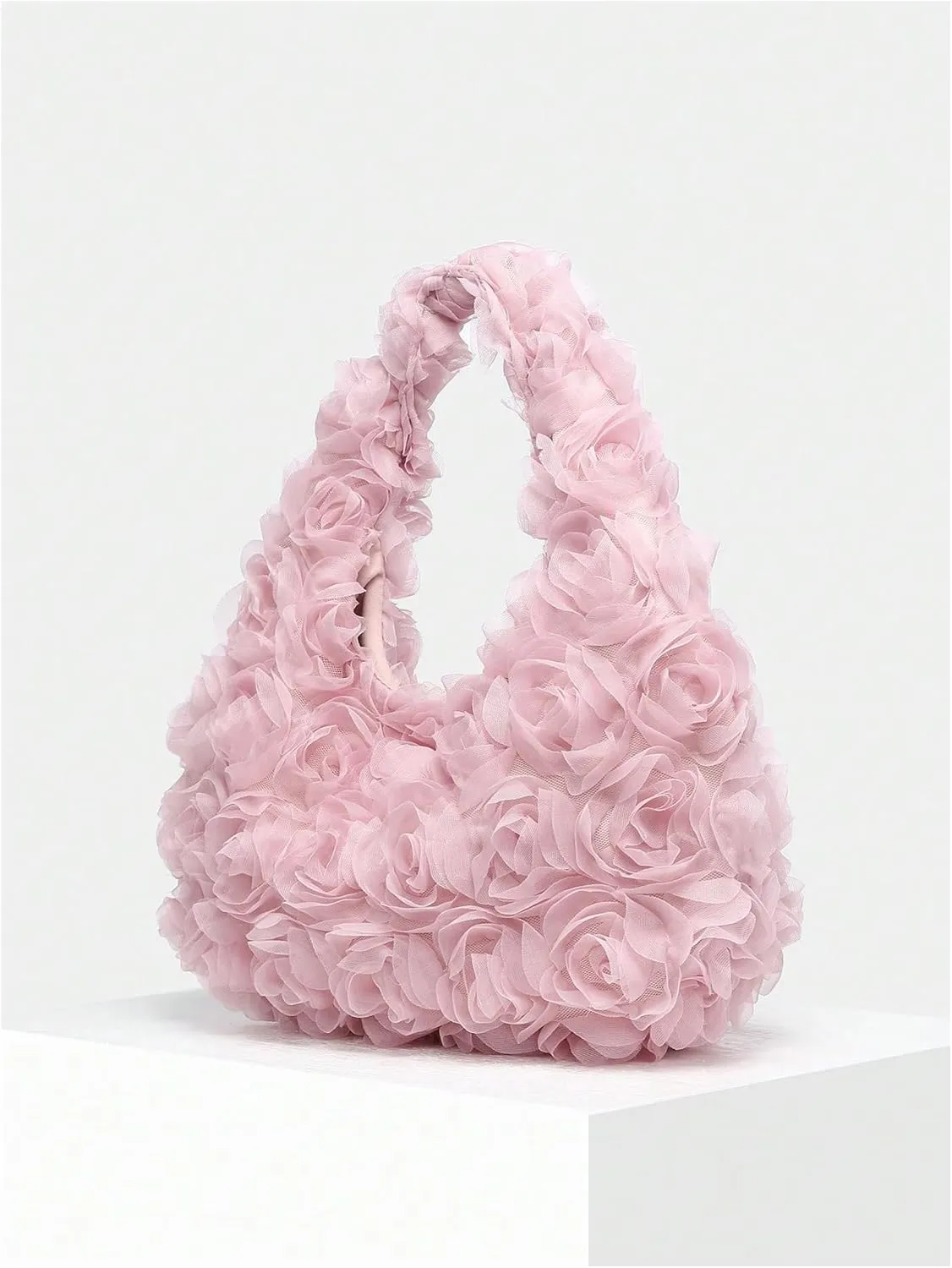 Verdusa Women's Floral Hobo Handbag Top Handle Clutch Purses