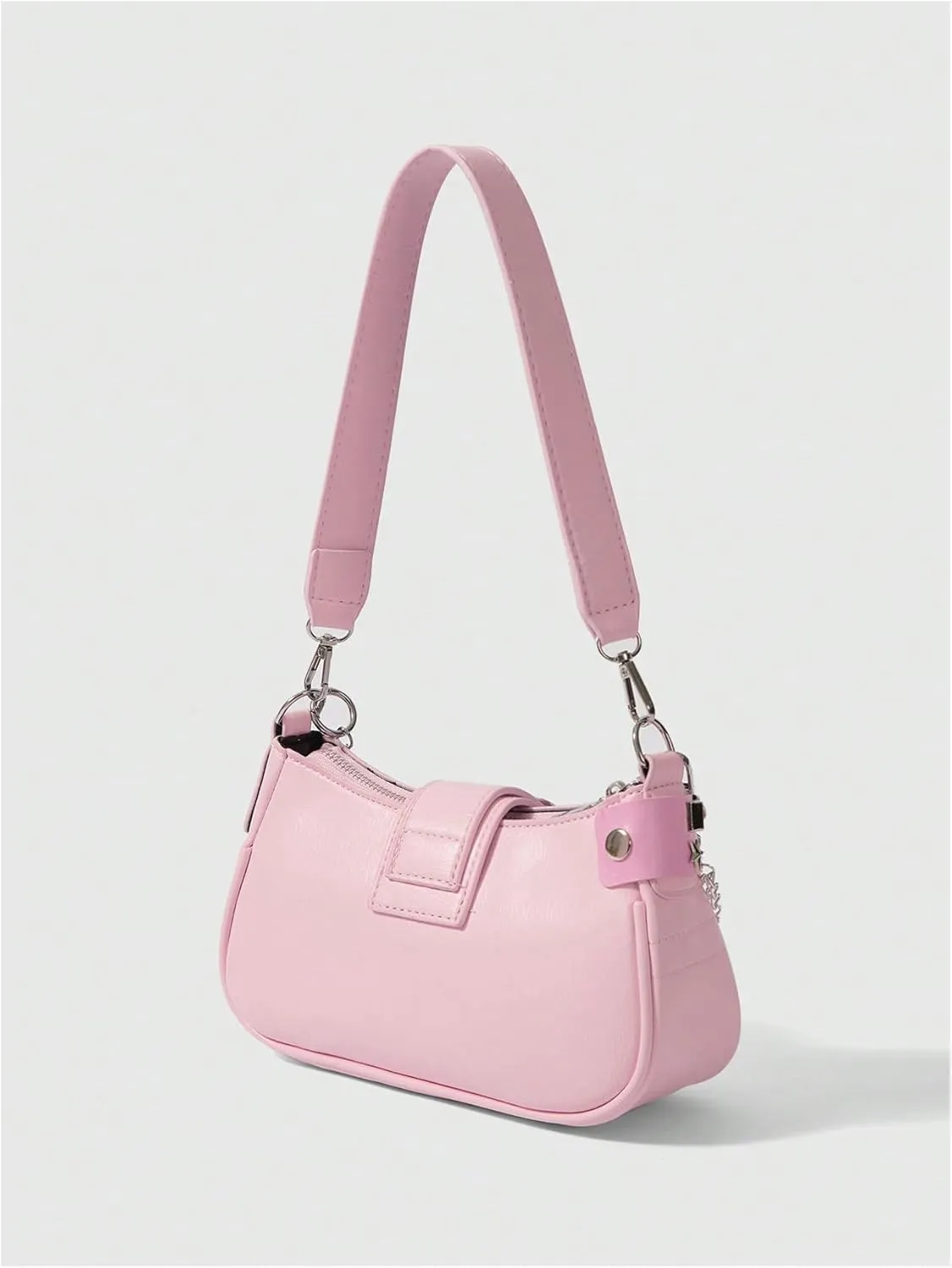 Verdusa Women's Y2k Star Embroidery Shoulder Bag Mini Chain Hobo Handbag Purses
