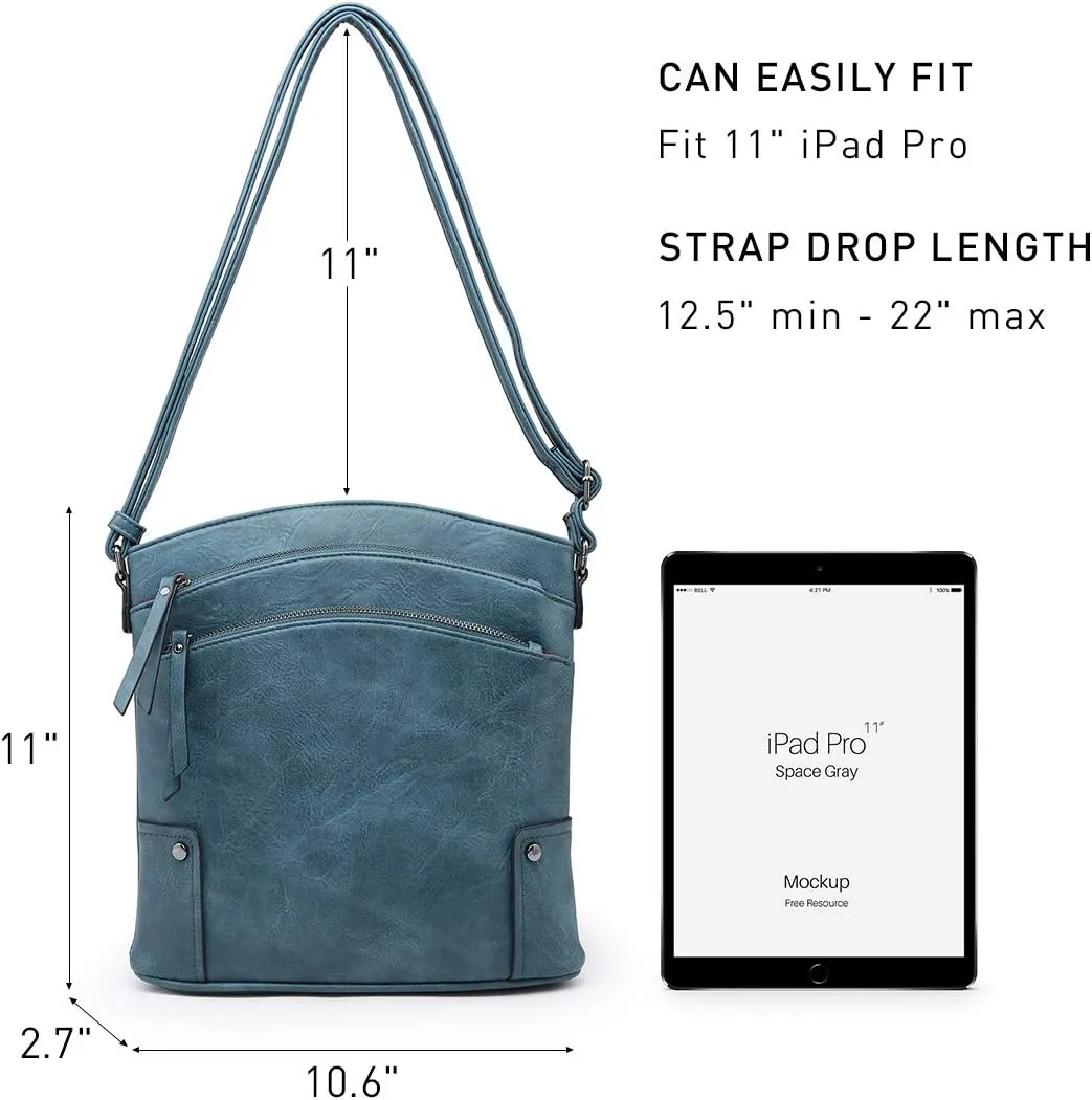 VONMAY Crossbody Bags for Women Purses Handbags Multi Pockets Shoulder Bag with Adjustable Strap