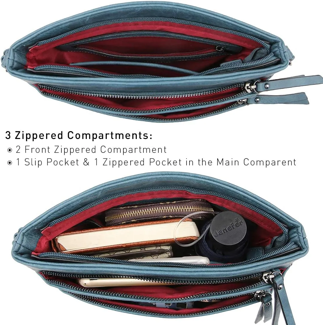 VONMAY Crossbody Bags for Women Purses Handbags Multi Pockets Shoulder Bag with Adjustable Strap