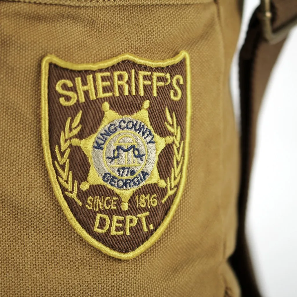 Walking Dead Rick's Sheriff Backpack Brown
