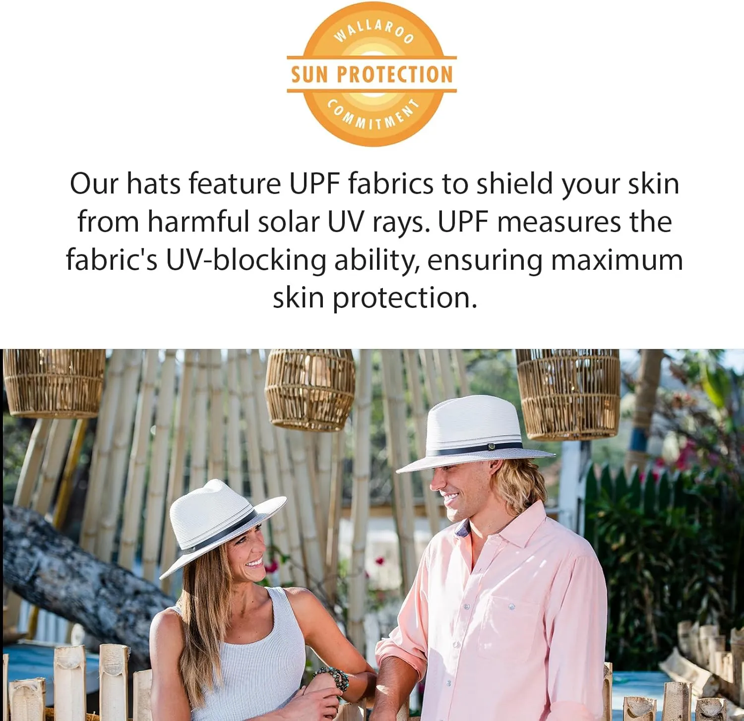 Wallaroo Hat Company Women’s Sydney Sun Hat - UPF 30  Sun Protection, Packable, Adjustable, Medium - Beach, Travel, Wide Brim