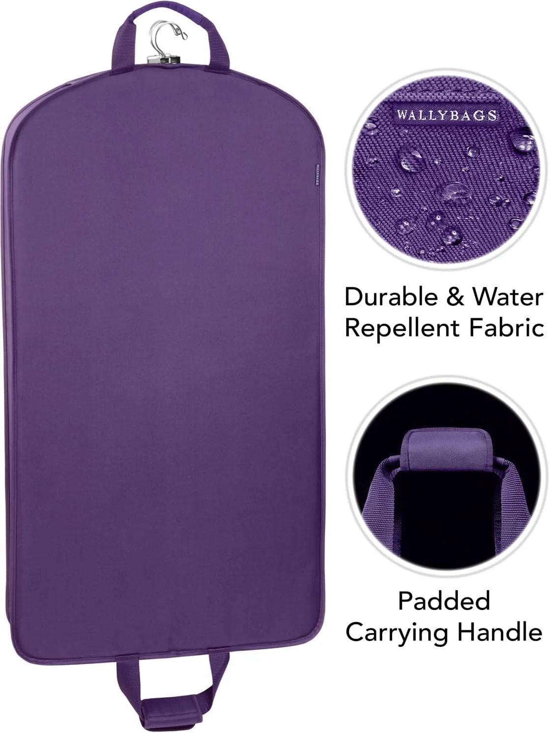 WallyBags® 40” Deluxe Travel Garment Bag