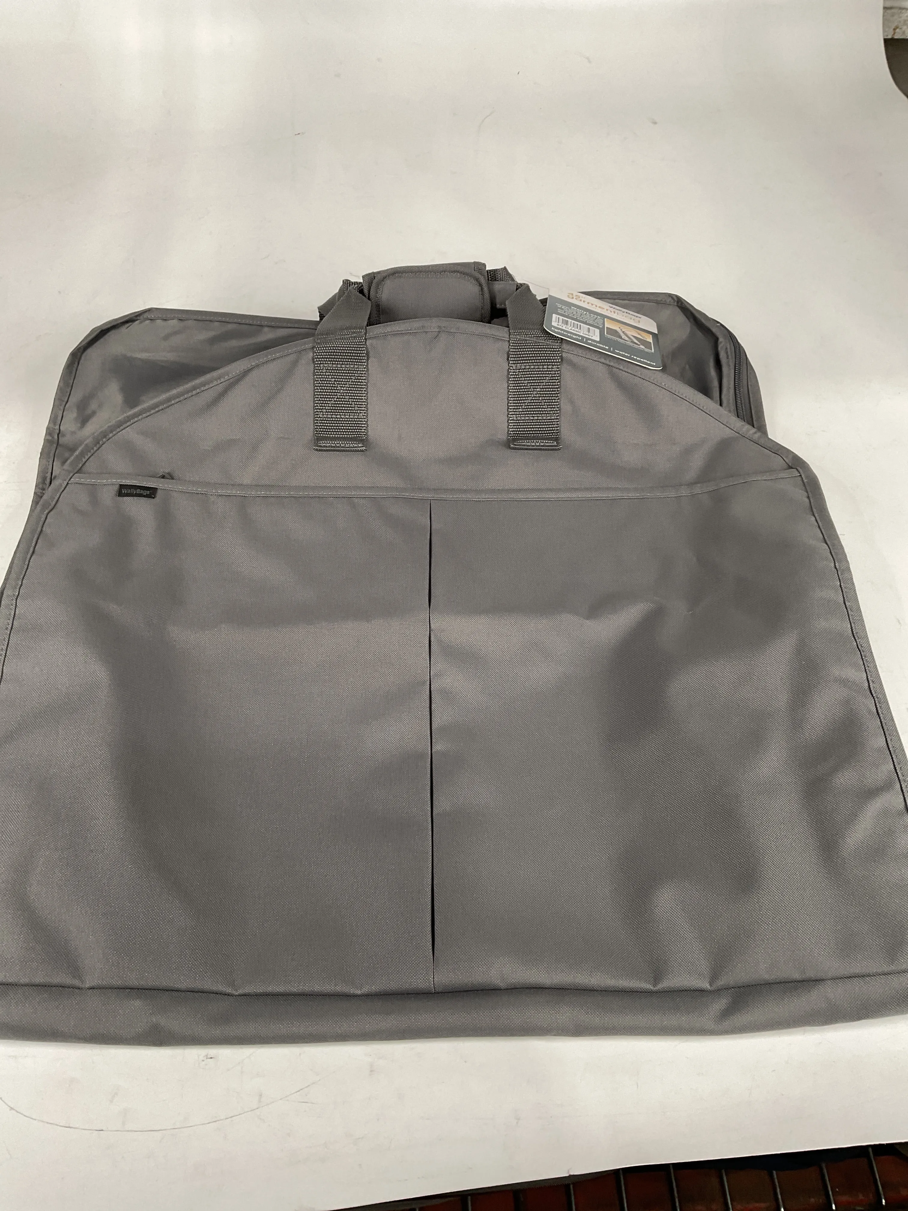 WallyBags® 45” Deluxe Extra Capacity Travel Garment Bag with two accessory U1
