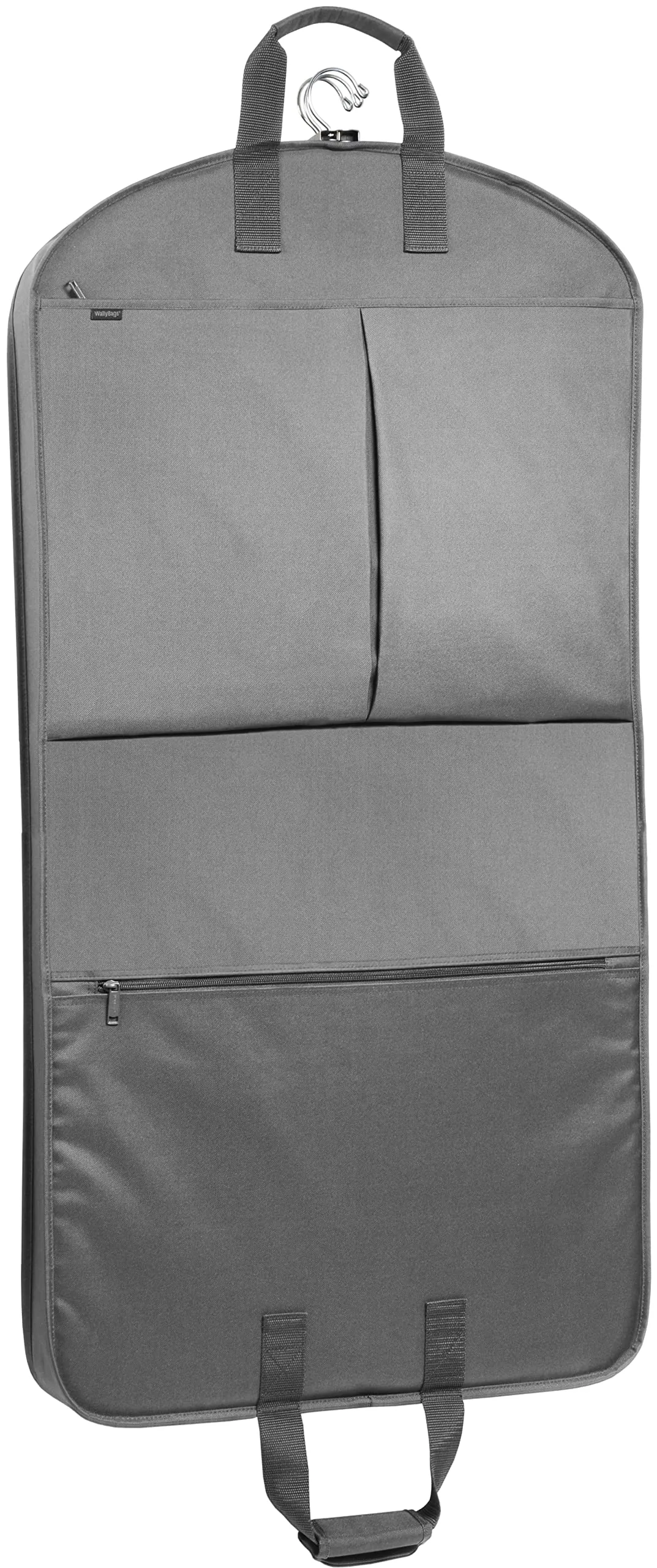 WallyBags® 45” Deluxe Extra Capacity Travel Garment Bag with two accessory U1