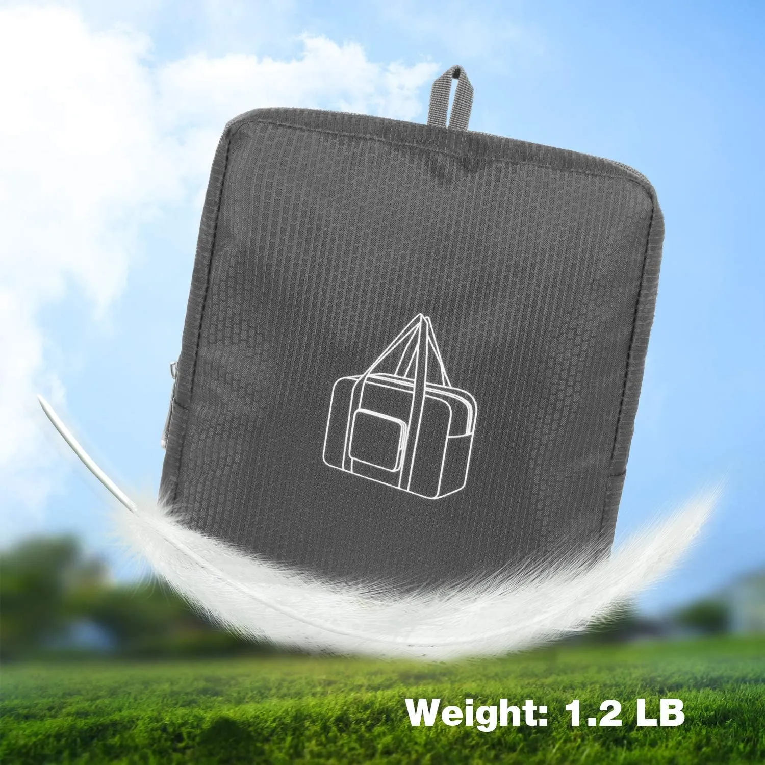 WANDF Foldable Travel Duffel Bag 60-120L Duffle Carry on for Women and Men