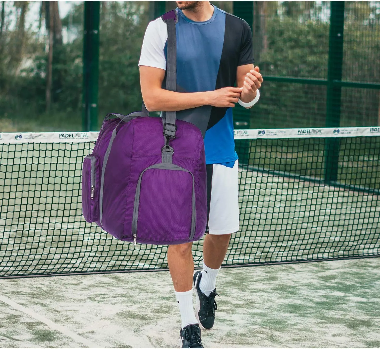 WANDF Foldable Travel Duffel Bag 60-120L Duffle Carry on for Women and Men