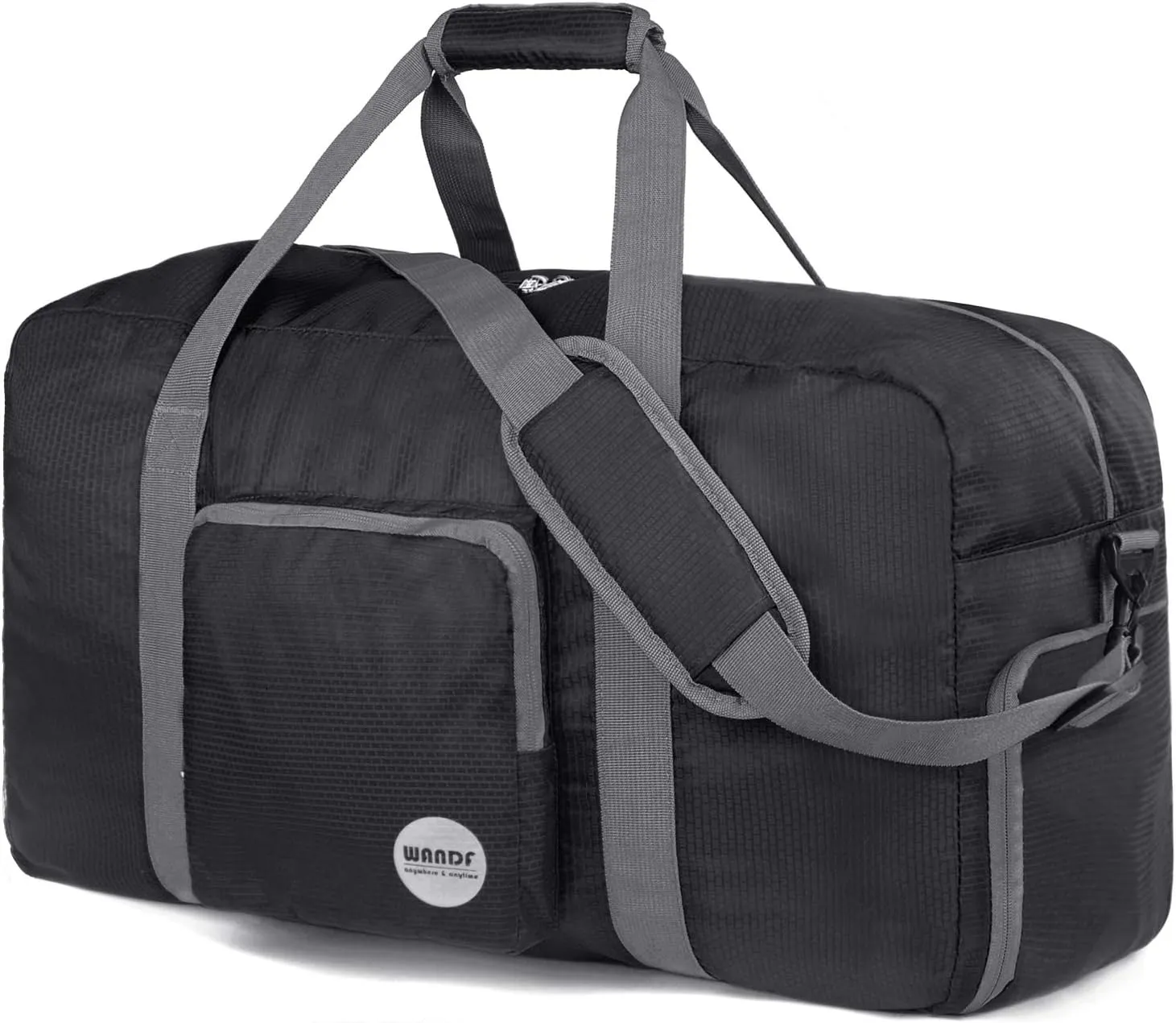WANDF Foldable Travel Duffel Bag 60-120L Duffle Carry on for Women and Men