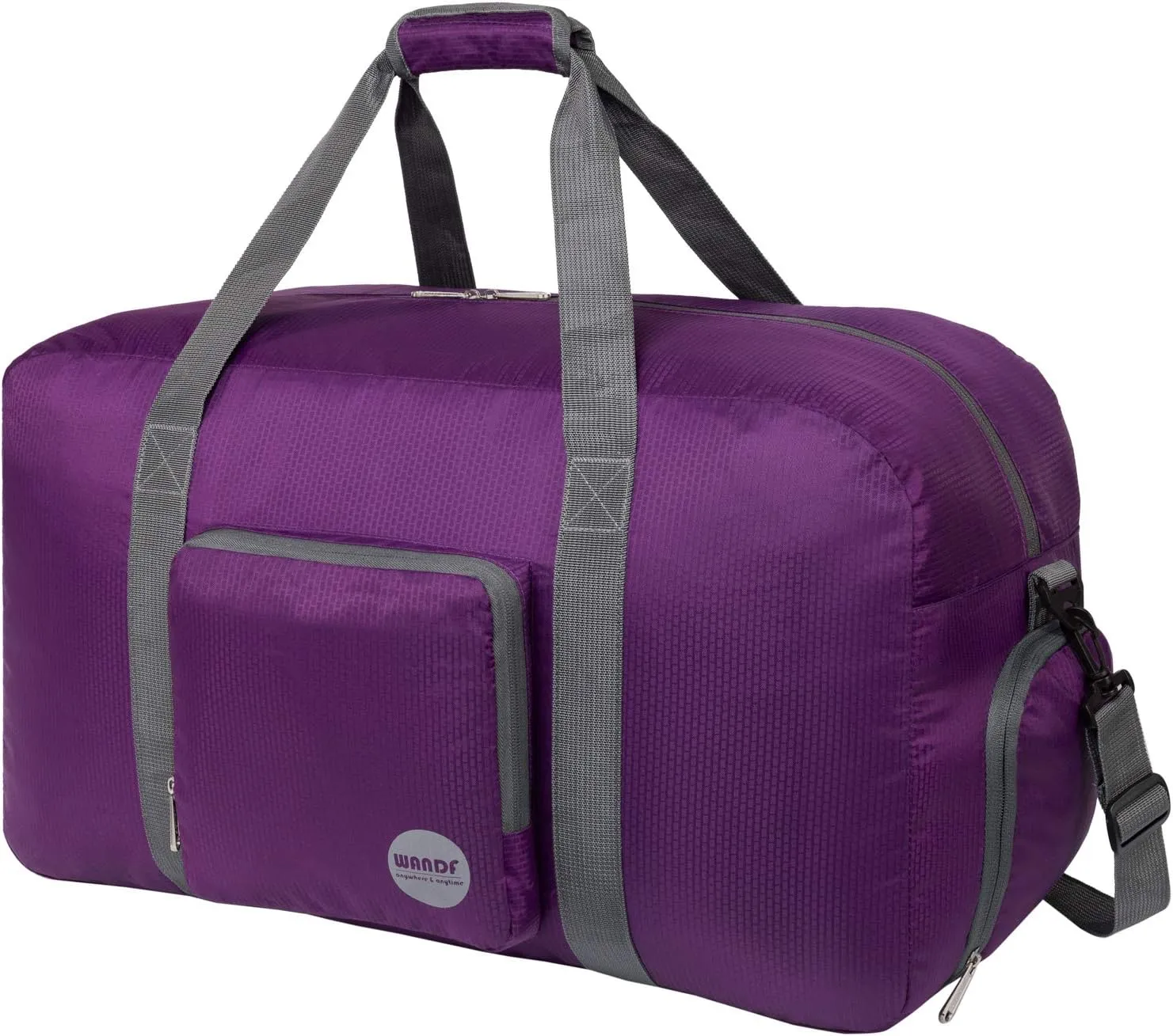 WANDF Foldable Travel Duffel Bag 60-120L Duffle Carry on for Women and Men