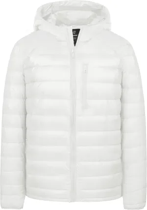 wantdo Men's Packable Down Jacket Lightweight Puffer Jacket Hooded Winter Jacket