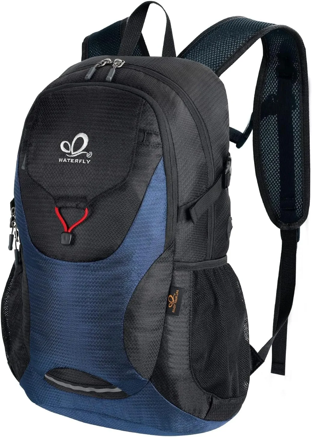 WATERFLY Lightweight Packable Hiking Backpack: 30L Foldable Travel Daypack Ultralight Camping Day Pack for Woman Man