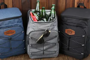 Waterproof Insulated Cooler Backpack for Men & Women, Leak Proof Insulated Cooler Backpack for Camping, Beach, Fishing, Picnic, Travel, Foldable Environmental Insulate Bag (Grey)
