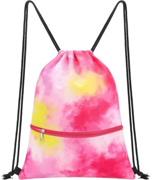 WAWSAM Drawstring Backpack - Drawstring Bags for Kids Swim Bag for Beach