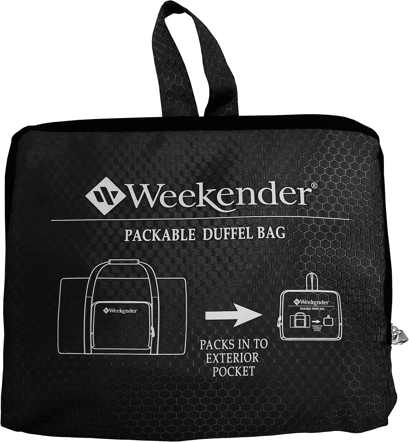 Weekender® Packable Duffle Bag Black One Size