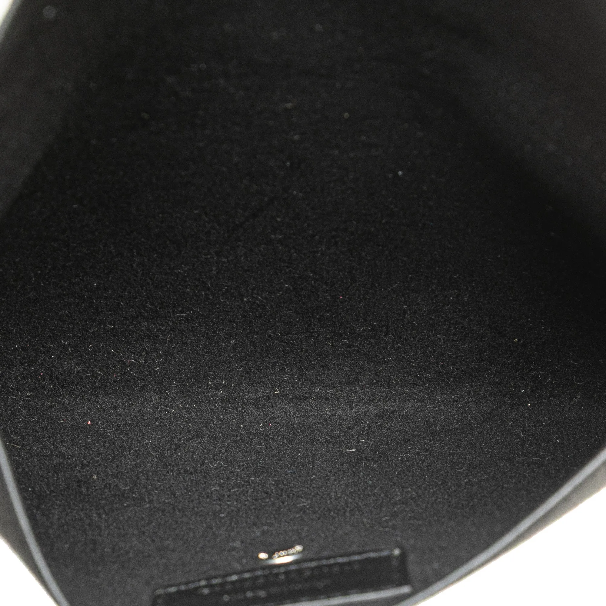 White Saint Laurent Canvas Teddy Drawstring Shopping Tote