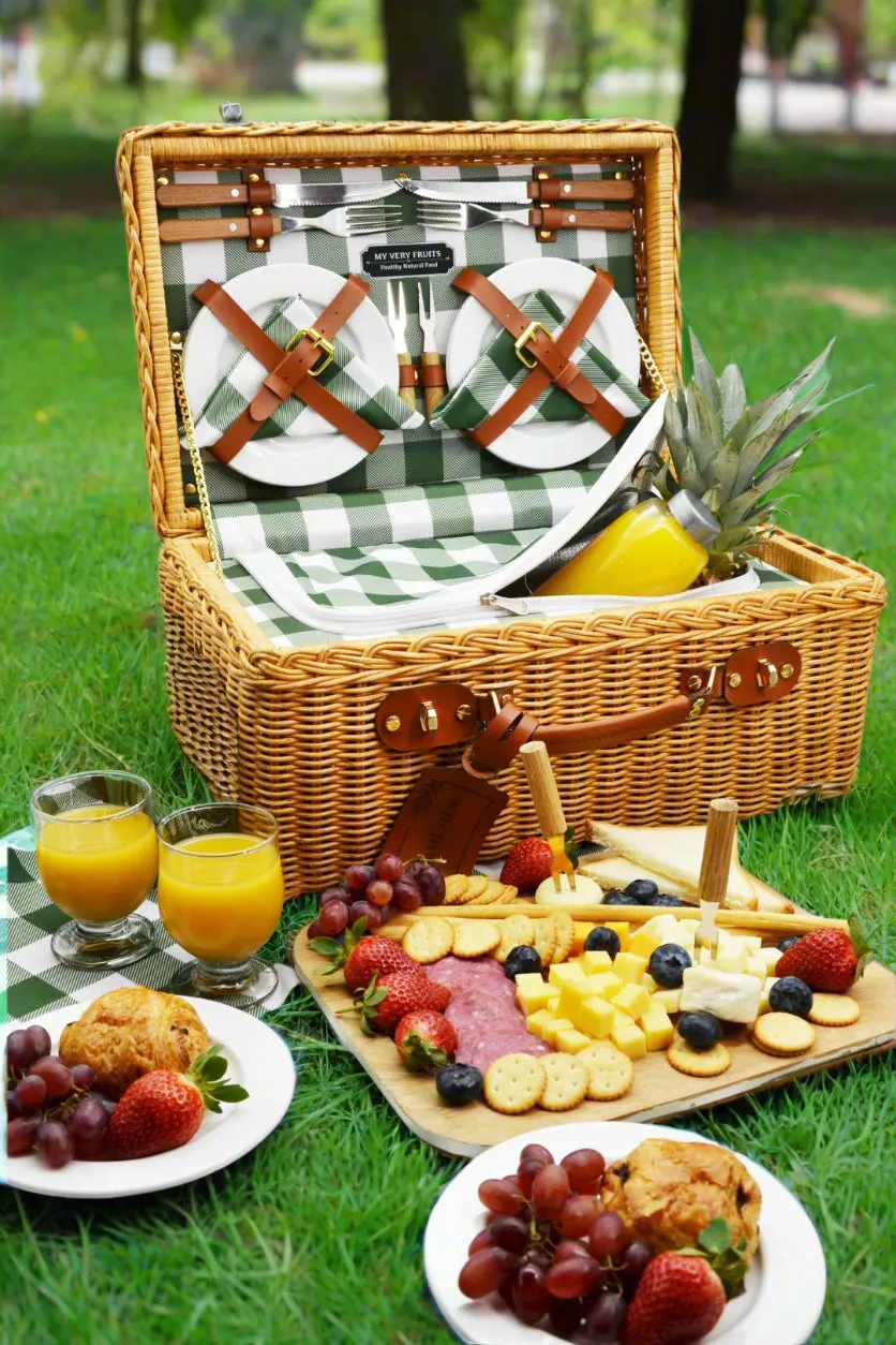 Willow Charm Deluxe Picnic Case (Green)