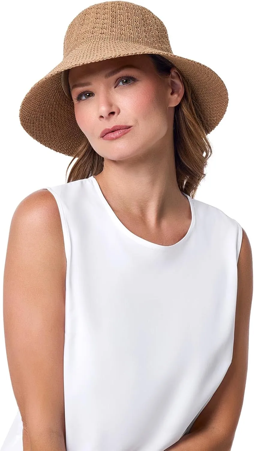 Women's Bucket Hat - UPF 50 Sun Protection - Packable & Travel Friendly - Marina (One Size)