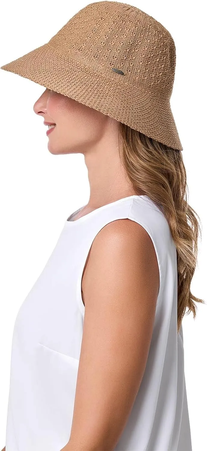 Women's Bucket Hat - UPF 50 Sun Protection - Packable & Travel Friendly - Marina (One Size)