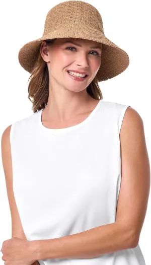 Women's Bucket Hat - UPF 50 Sun Protection - Packable & Travel Friendly - Marina (One Size)