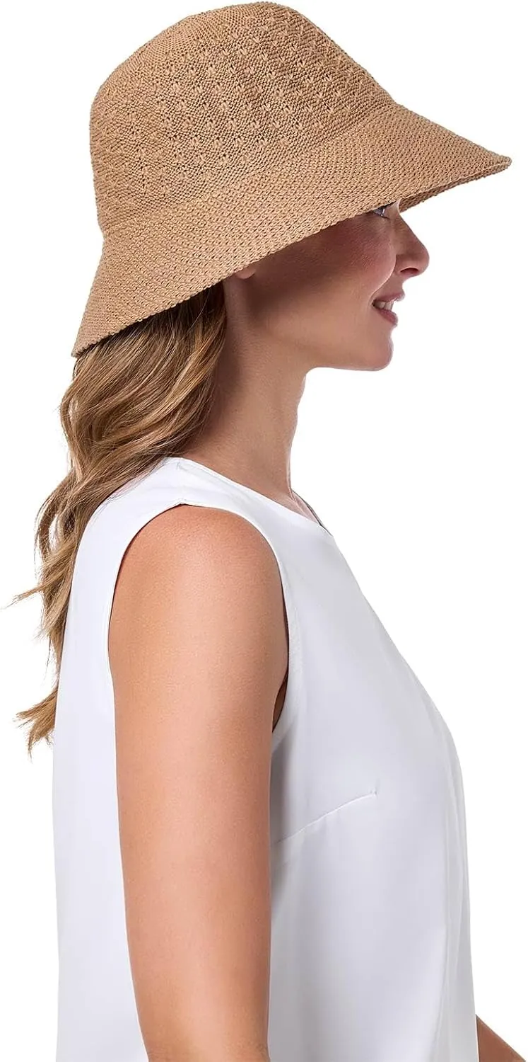 Women's Bucket Hat - UPF 50 Sun Protection - Packable & Travel Friendly - Marina (One Size)