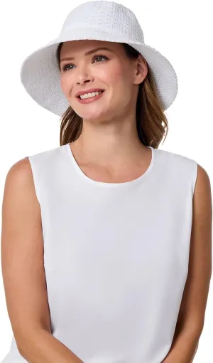 Women's Bucket Hat - UPF 50 Sun Protection - Packable & Travel Friendly - Marina (One Size)