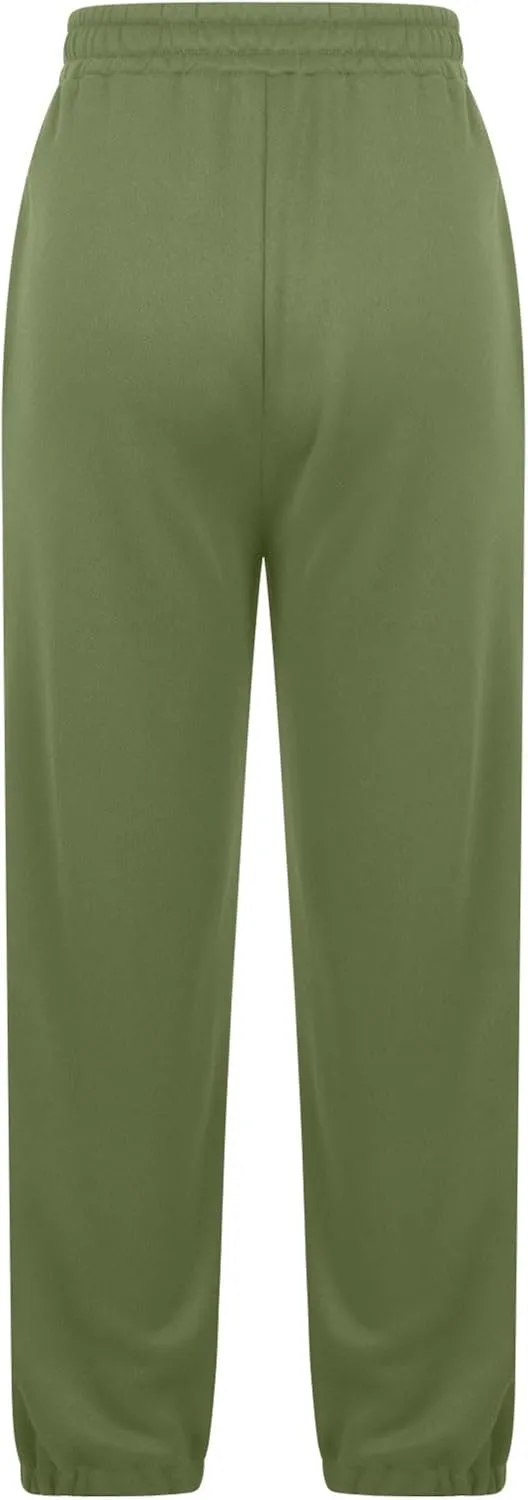 Women's Cinch Bottom Sweatpants High Waisted Athletic Joggers Drawstring Pants with Pockets Sports Trousers