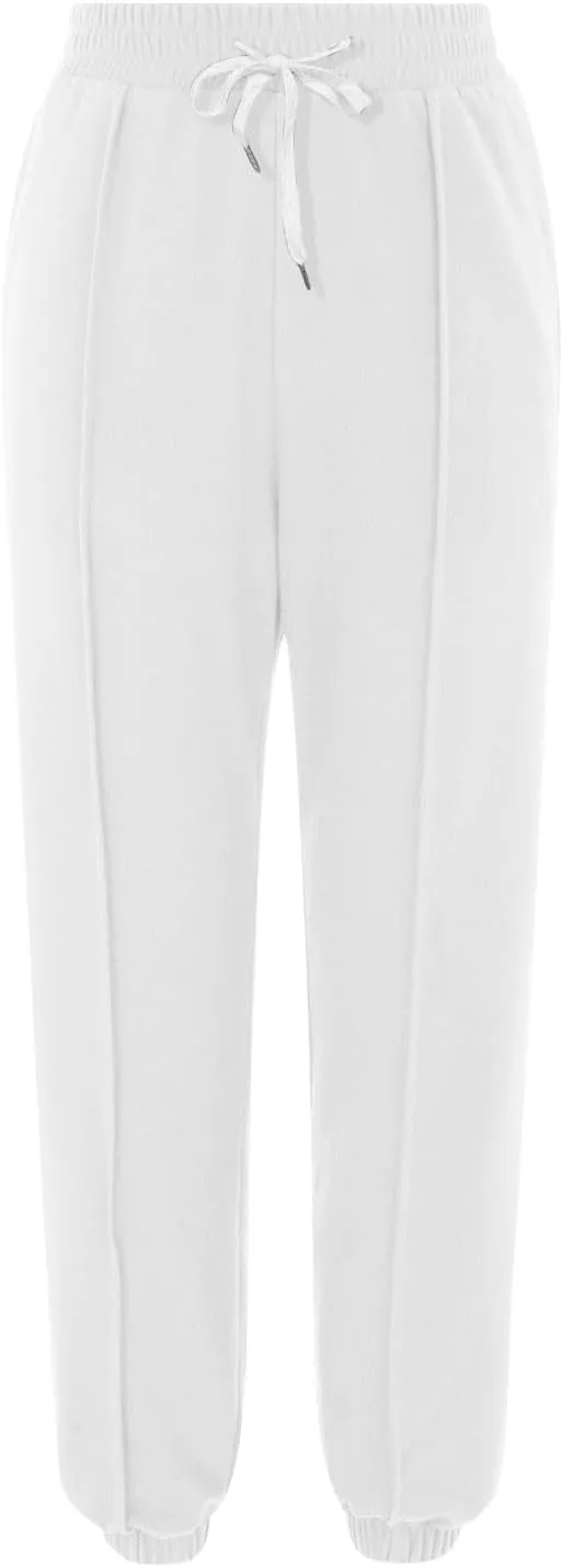 Women's Cinch Bottom Sweatpants High Waisted Athletic Joggers Drawstring Pants with Pockets Sports Trousers