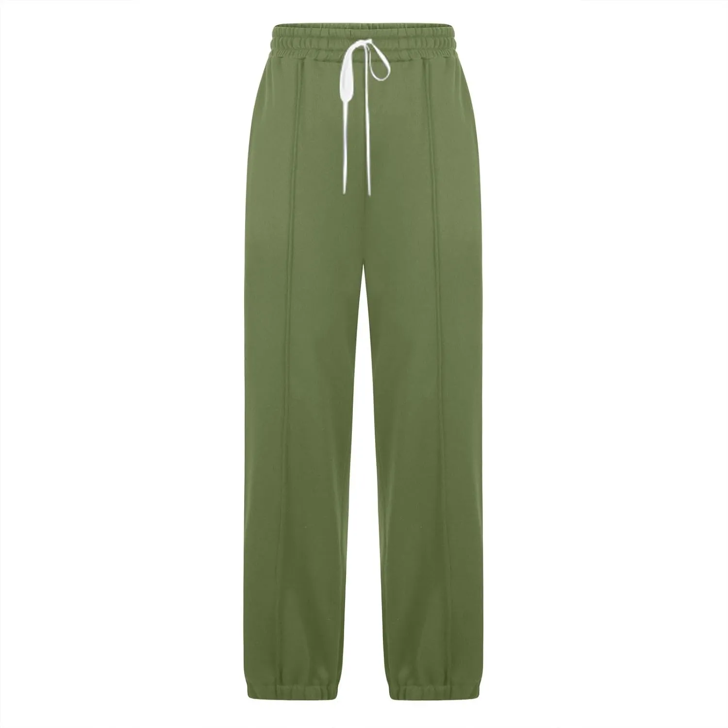 Women's Cinch Bottom Sweatpants High Waisted Athletic Joggers Drawstring Pants with Pockets Sports Trousers