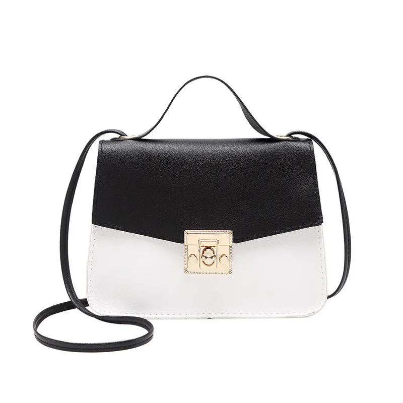 Women's Fashion Color Contrast Sweet Drawstring Bags