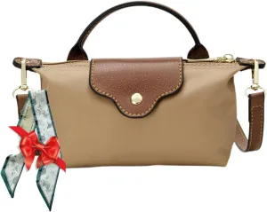 Women's Fashion Colorblock Mini Crossbody Bag, Handbag Purses with Adjustable Strap, Solid Color Square Purse