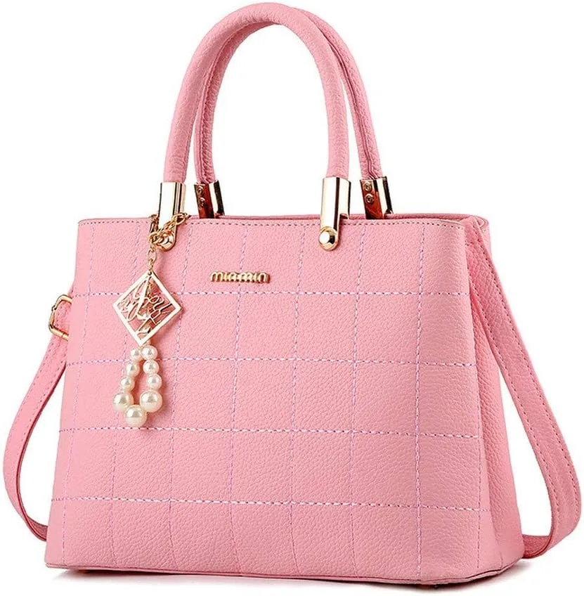 Women's Handbag PU Pendant Elderly Large Capacity Shoulder Shopping Bag