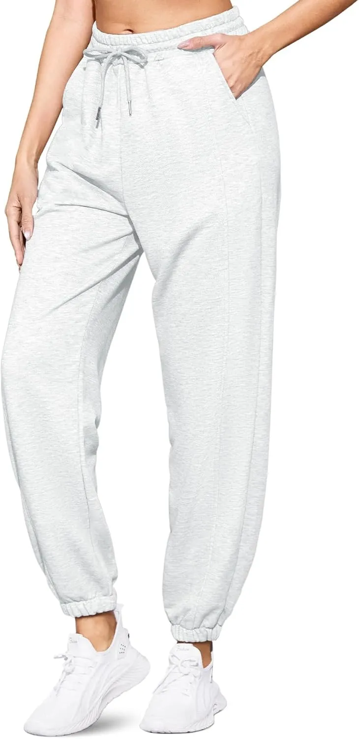 Women's High Waist Baggy Sweatpants Lounge Drawstring Workout Pants with Pockets Sweats for Women Running Joggers