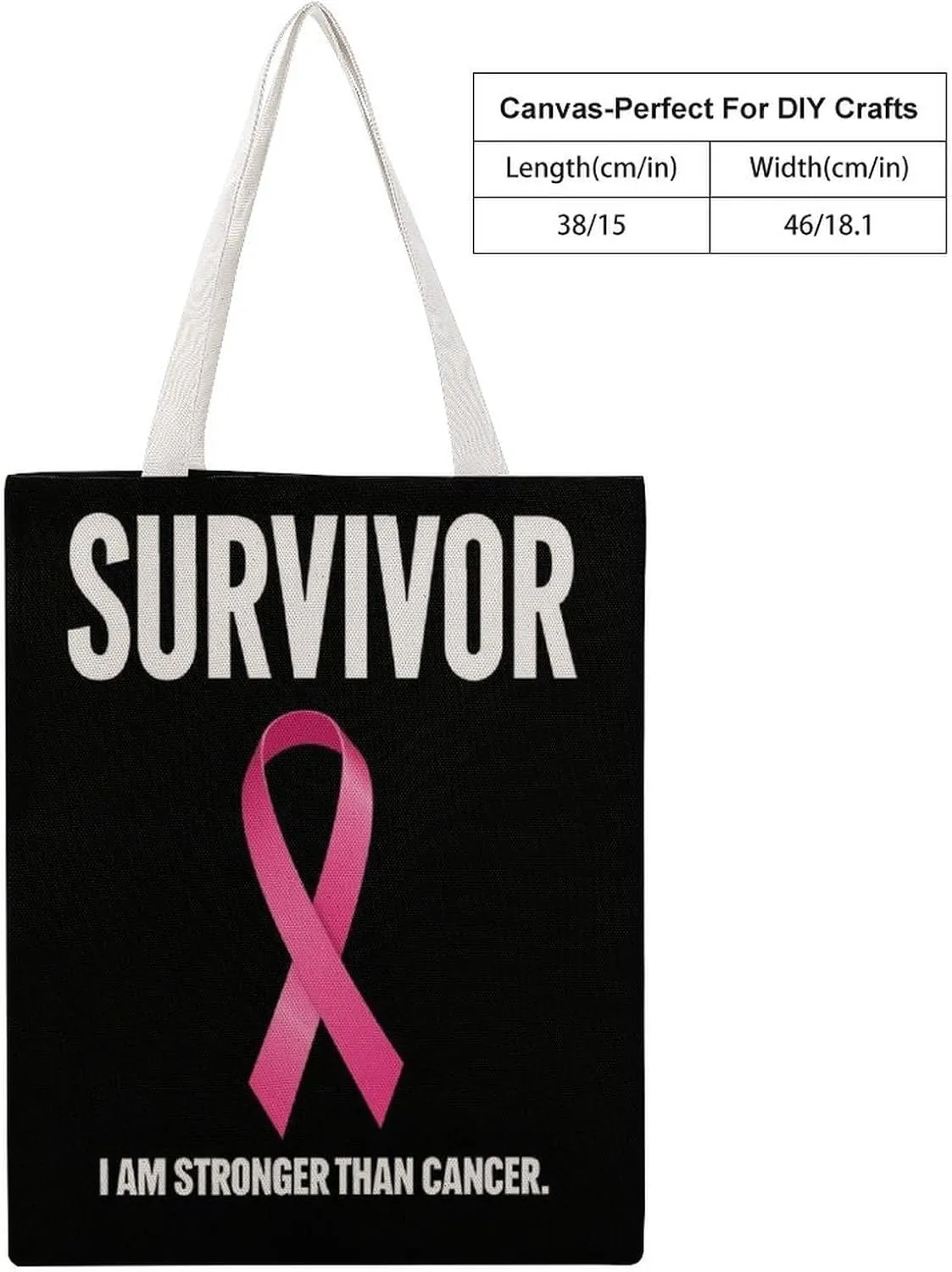 Womens Printed Canvas Tote Bag Extra Large Reusable Handbag for Daily Shopping or Travel