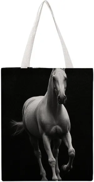 Womens Printed Canvas Tote Bag Extra Large Reusable Handbag for Daily Shopping or Travel
