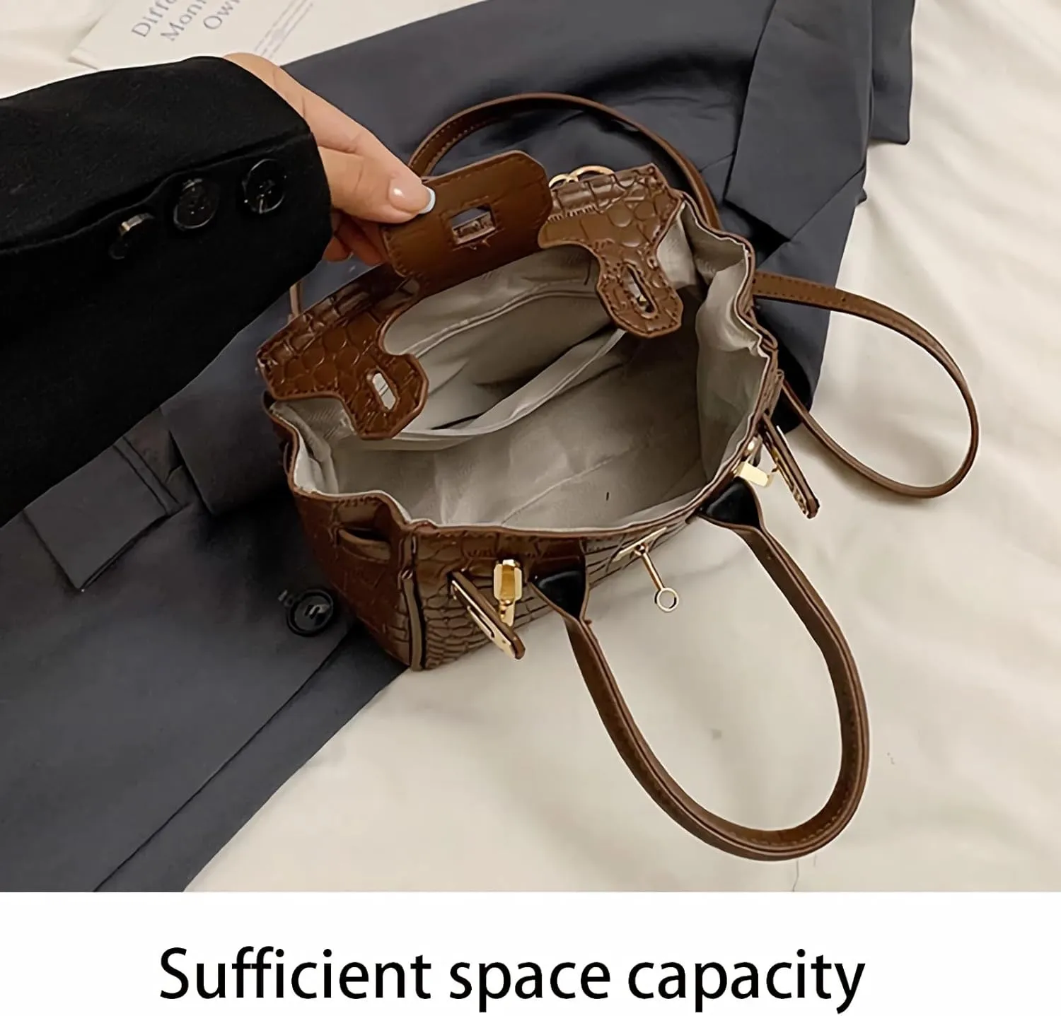 Women's PU Tote Bags Adjustable Strap Shoulder Handbags and Crossbody Bag Large good Underarm Purses