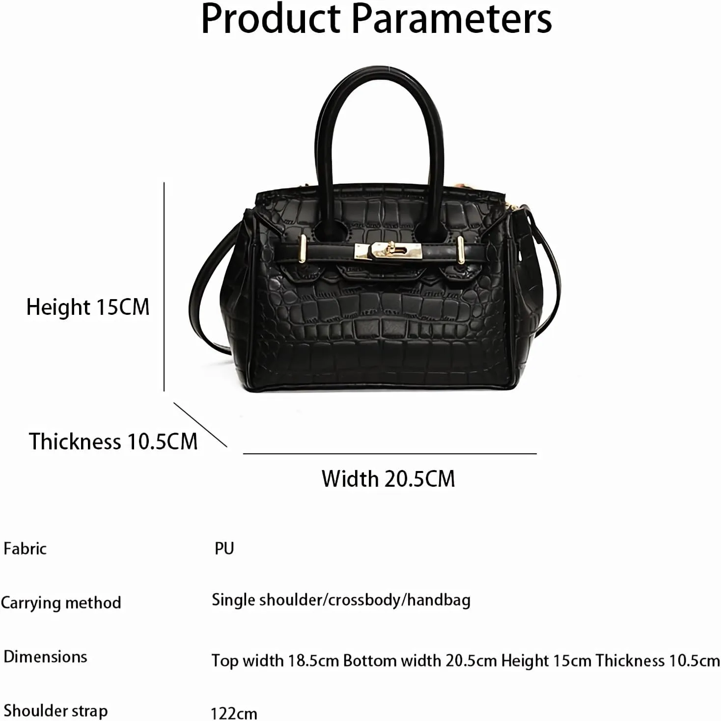 Women's PU Tote Bags Adjustable Strap Shoulder Handbags and Crossbody Bag Large good Underarm Purses