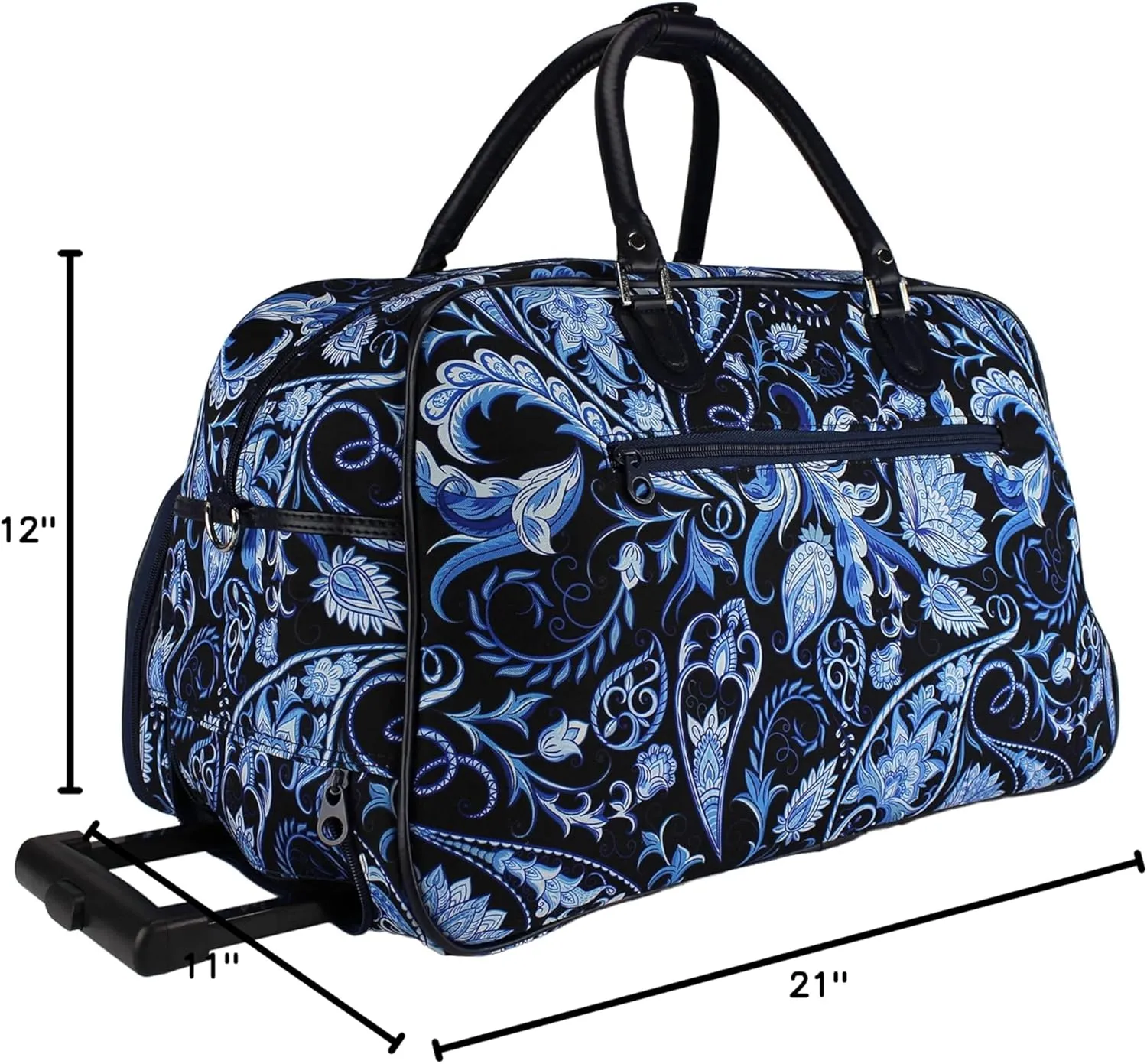 World Traveler 21-inch Carry-on Rolling Duffel Bag
