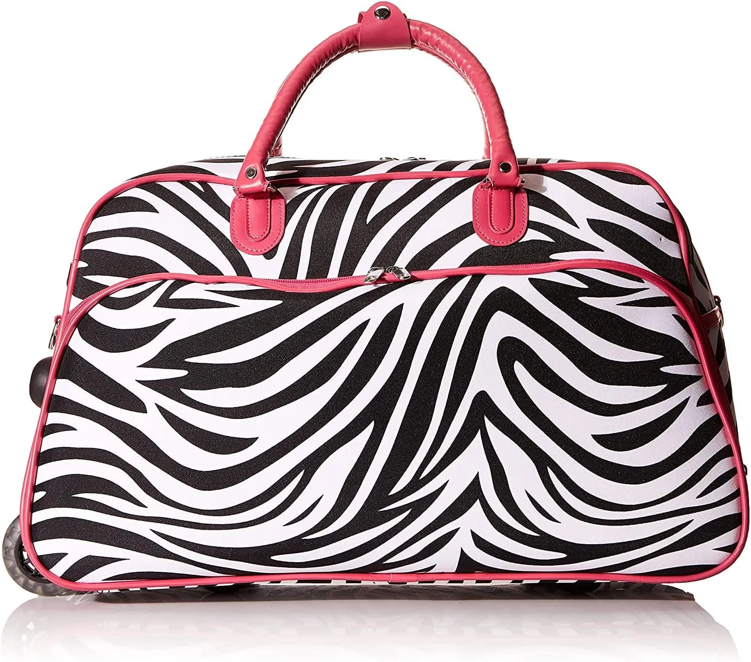 World Traveler Animal Prints 21-inch Carry-on Rolling Duffel Bag