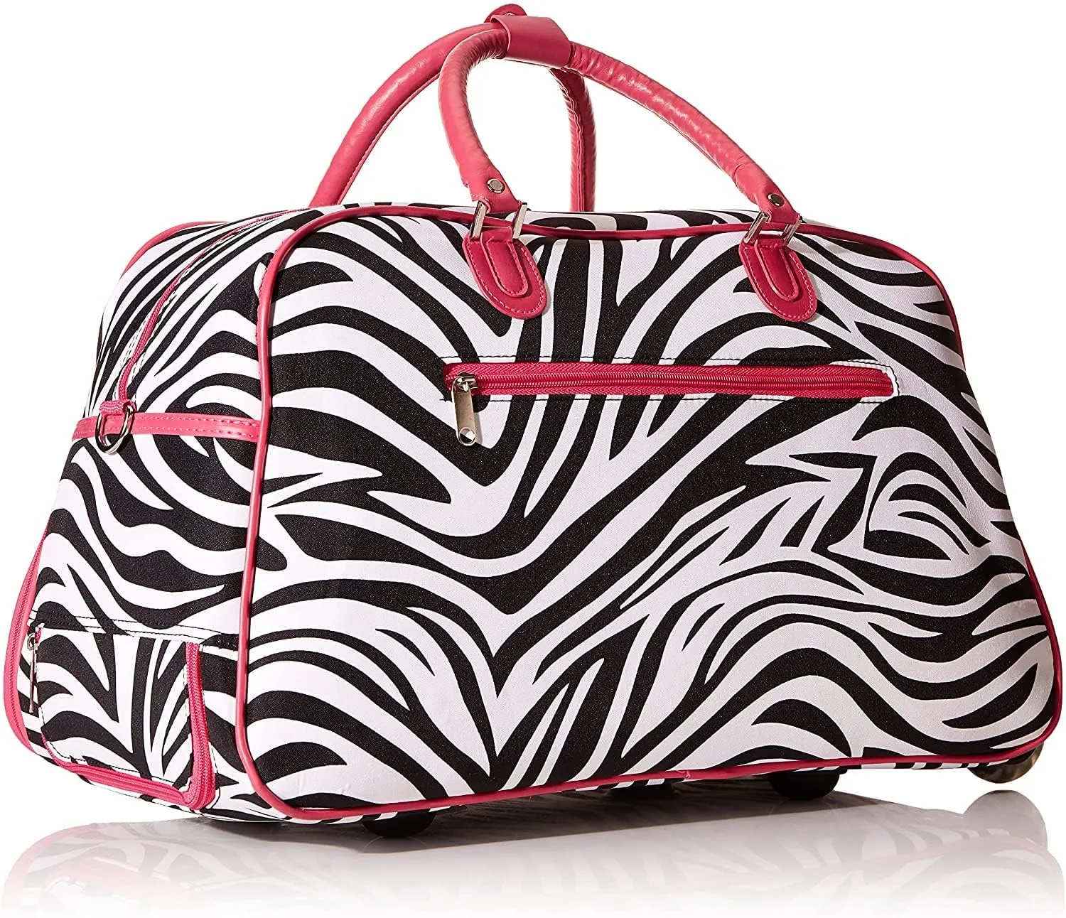 World Traveler Animal Prints 21-inch Carry-on Rolling Duffel Bag