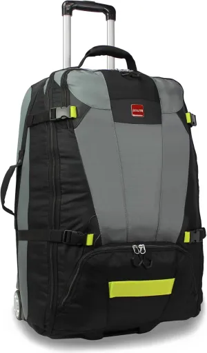 World Traveler Rolite Alpine Upright Style Lightweight 26-Inch Rolling Duffel Bag, Grey
