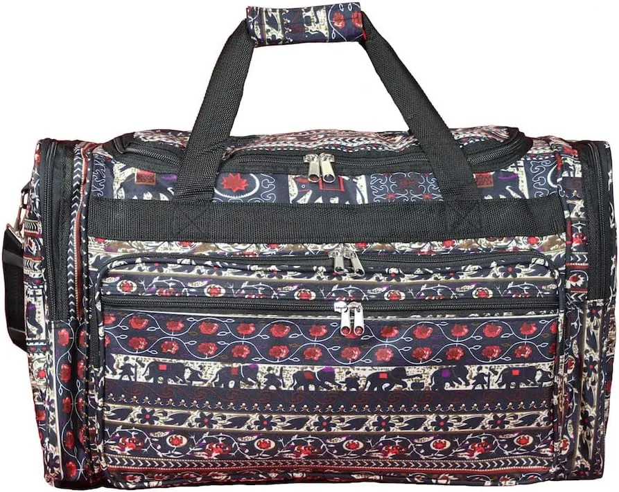 World Traveler Wildlife 22-inch Carry-on Duffle Bag with Adjustable Shoulder Strap
