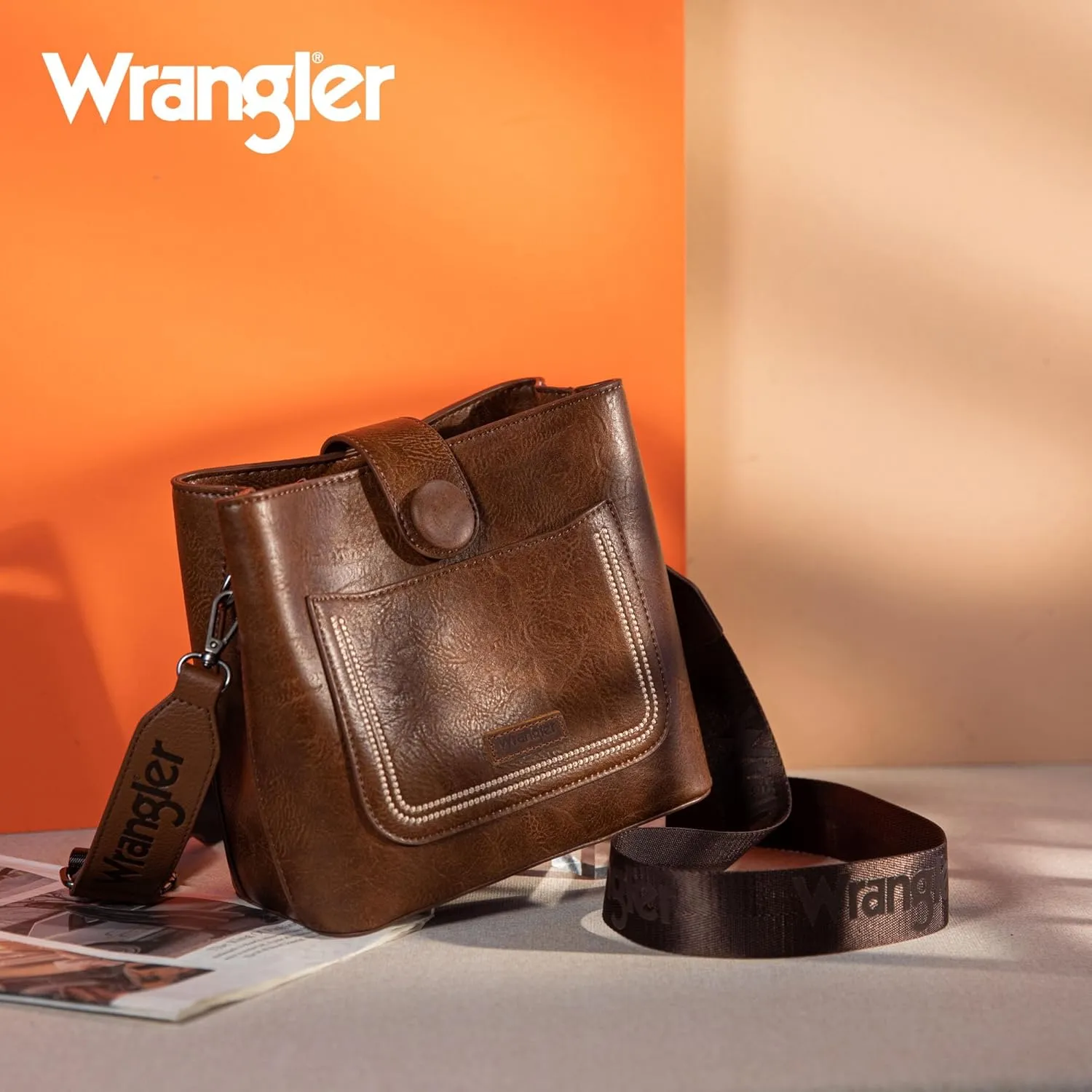 Wrangler Crossbody Purses for Women Cute Handbag and Shoulder Bag for Ladies
