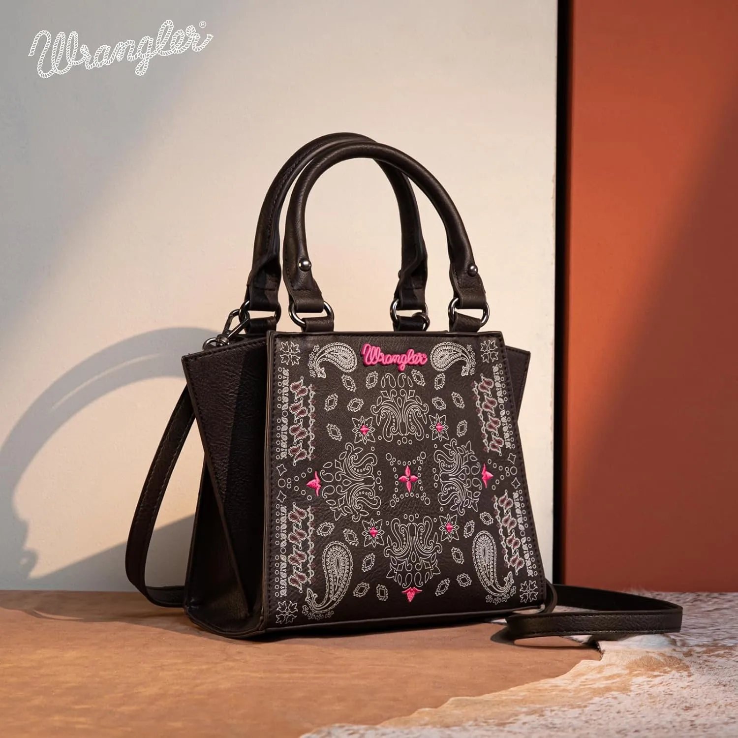 Wrangler Purses for Women, Cute Tote Bags Western Designer Top-handle Handbags