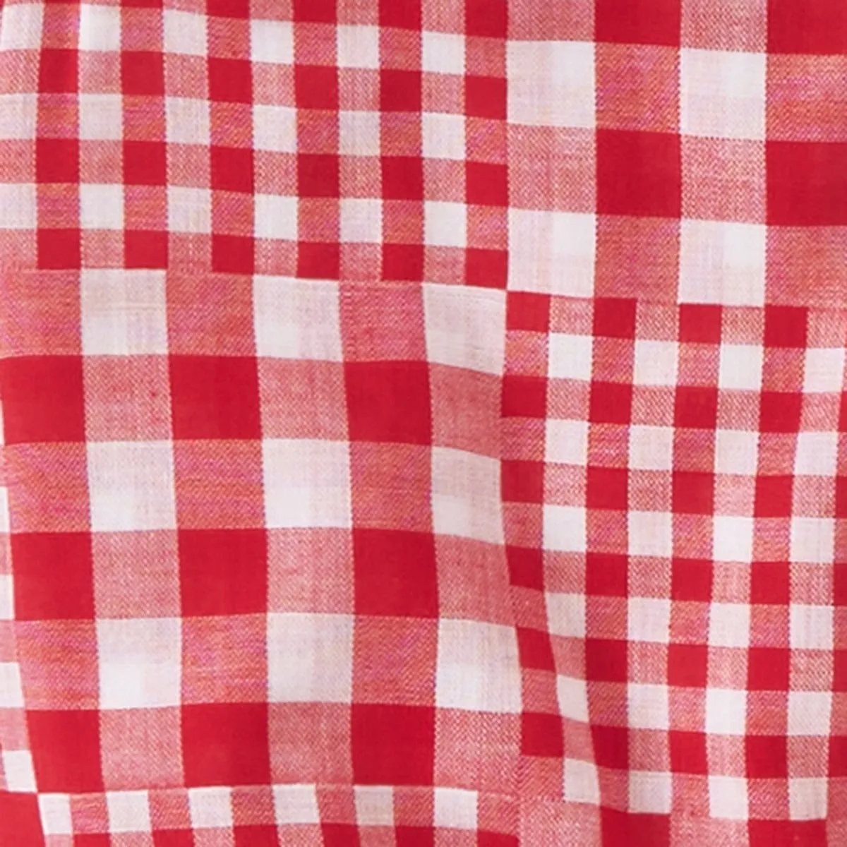 Wrangler Red Sleeveless Picnic Tie Front Girls Collared Shirt 112346581