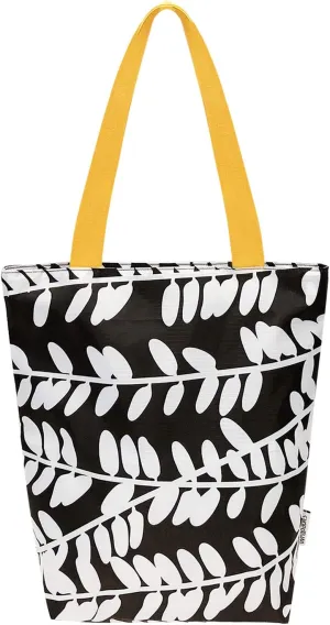 Wrapables Carryall Shopping Travel Tote Bag with Durable Ripstop Polyester - Foldable, Waterproof, and OEKO-TEX Certified, Small, Foliage