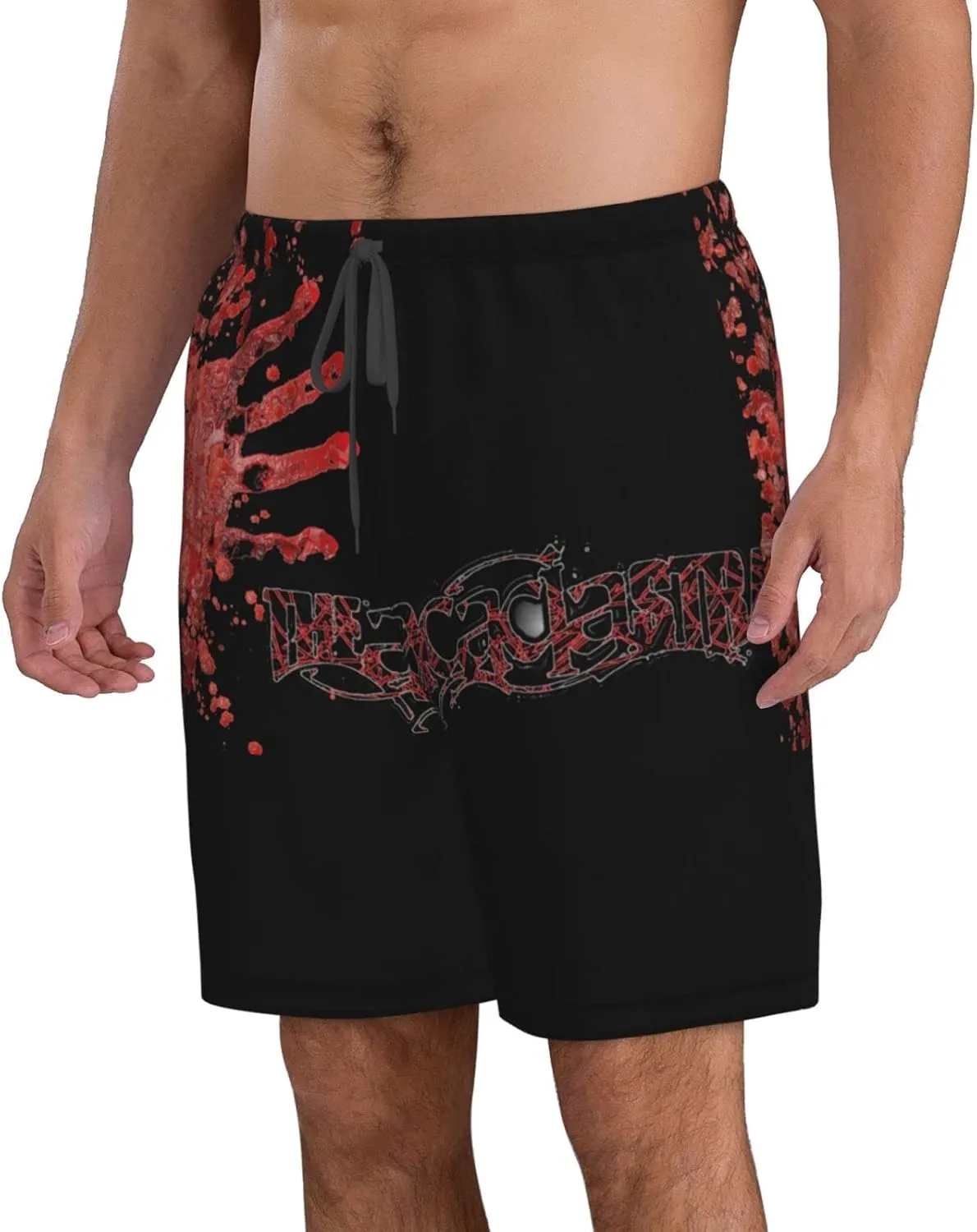 XENITE The Acacia Music and Strain Mens Swim Trunks Swim Shorts with Mesh Lining Beach Shorts Bathing Suits