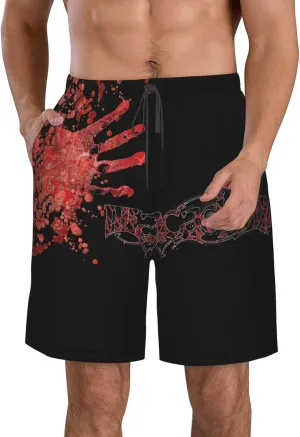 XENITE The Acacia Music and Strain Mens Swim Trunks Swim Shorts with Mesh Lining Beach Shorts Bathing Suits