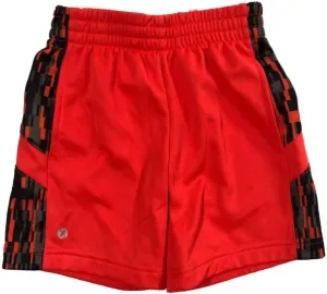 Xersion Boys Neon Orange & Black Speckle Athletic Gym Shorts