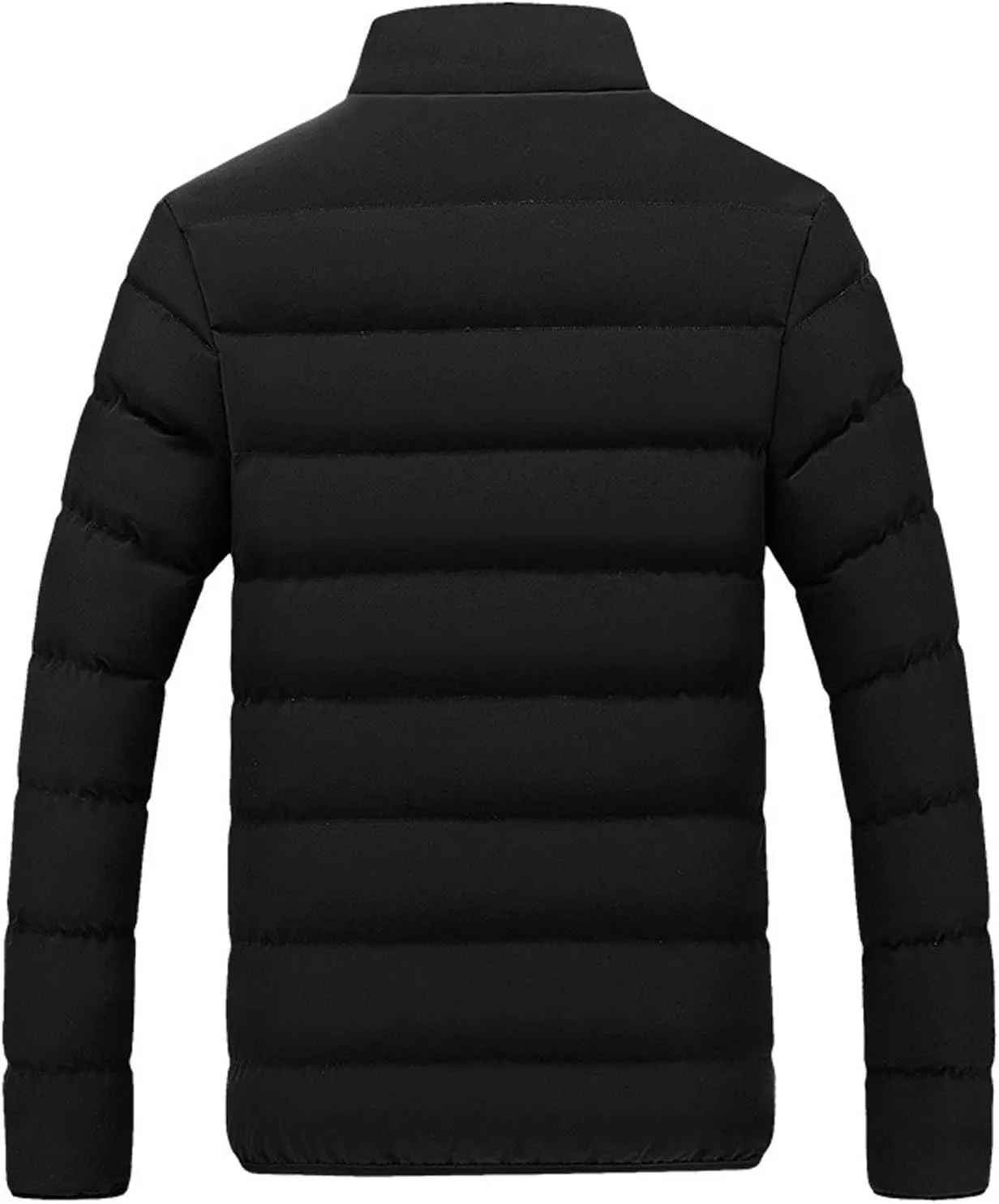 Ymosrh Men's Big and Tall Jackets Lightweight Packable Down Alternative Jacket Puffer Winter Coat Jacket, M-6XL