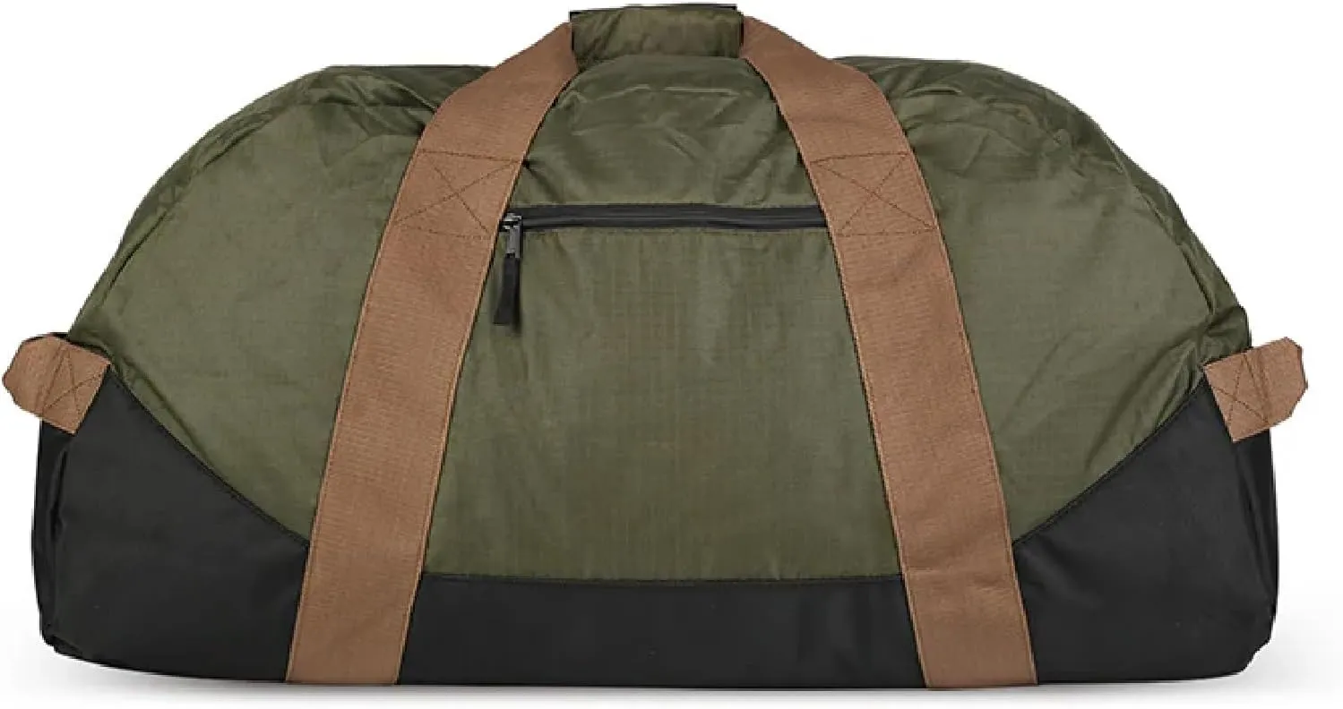 Yukon Outfitters Delta Duffle Bag – Rugged Heavy-Duty 600D Polyester Water-Resistant Travel & Gear Bag, Large, Olive/Earth
